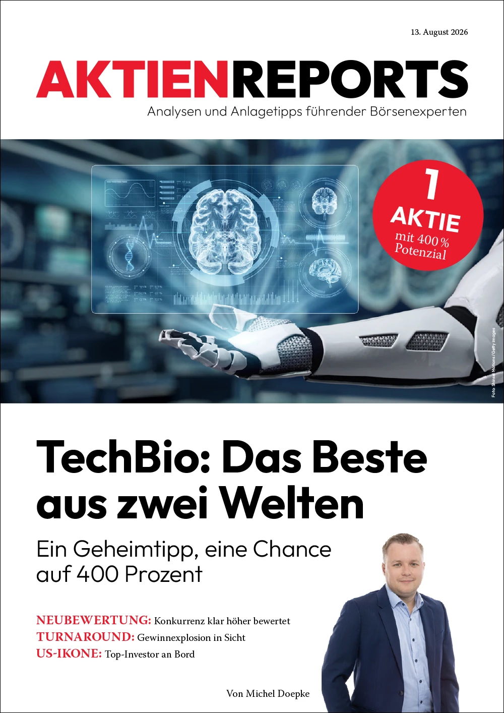 TechBio: Aktien-Report Cover