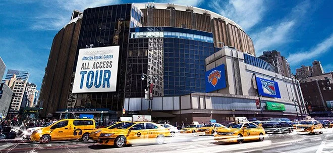 Madison Square Garden‑Aktie günstig zu haben: Der Konzern hinter dem Veranstaltungs‑Arena (Foto: Börsenmedien AG)