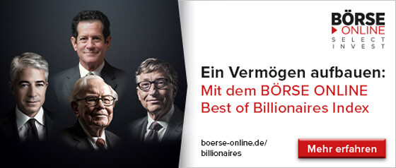 BÖRSE ONLINE Best of Billionaires Index