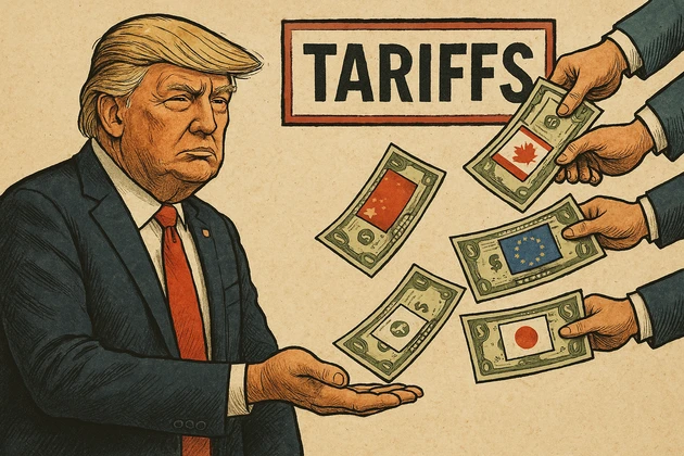 Bitcoin: Kryptomarkt nach Trumps Zollplänen unter Druck