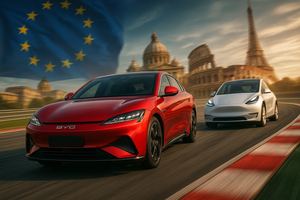 Paukenschlag in Europa: BYD überholt Tesla  / Foto: ChatGPT/Sora