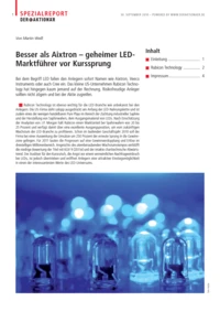 Besser als Aixtron - geheimer LED-Marktführer vor Kurssprung