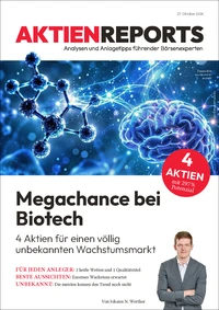 Megachance bei Biotech – 4 Aktien für einen völlig unbekannten Wachstumsmarkt