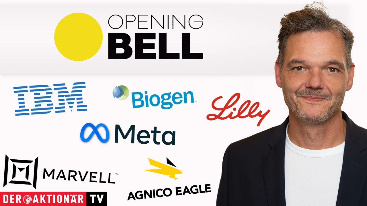 Opening Bell: Wall Street nach Job-Daten mit Kursgewinnen; Agnico Eagle, Marvell Technology, IBM, Meta, Intel, Super Micro Computer, Eli Lilly im Fokus