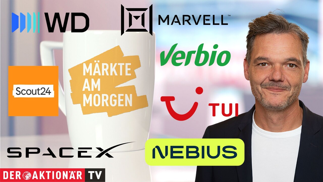 Märkte am Morgen: DAX startet behauptet; Gold, Bitcoin, SpaceX, Nebius, Western Digital, Marvell Technology, Tui, Scout24, Verbio, Total Energies im