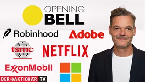 Opening Bell: Wall Street weiter auf Erholungskurs; Netflix, TSMC, Microsoft, Adobe, ExxonMobil, Robinhood, Allbirds im Fokus 