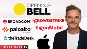 Opening Bell: Wall Street startet leichter; Broadcom, Apple, Palo Alto Networks, ExxonMobil, The Trade Desk, Crowdstrike im Fokus 