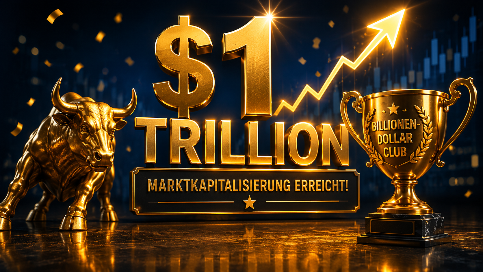 Schon wieder 18 Prozent im Plus! Der Billionen‑Dollar‑Club hat ein neues Mitglied (Foto: BÖRSE ONLINE/ChatGPT (KI-generiert))