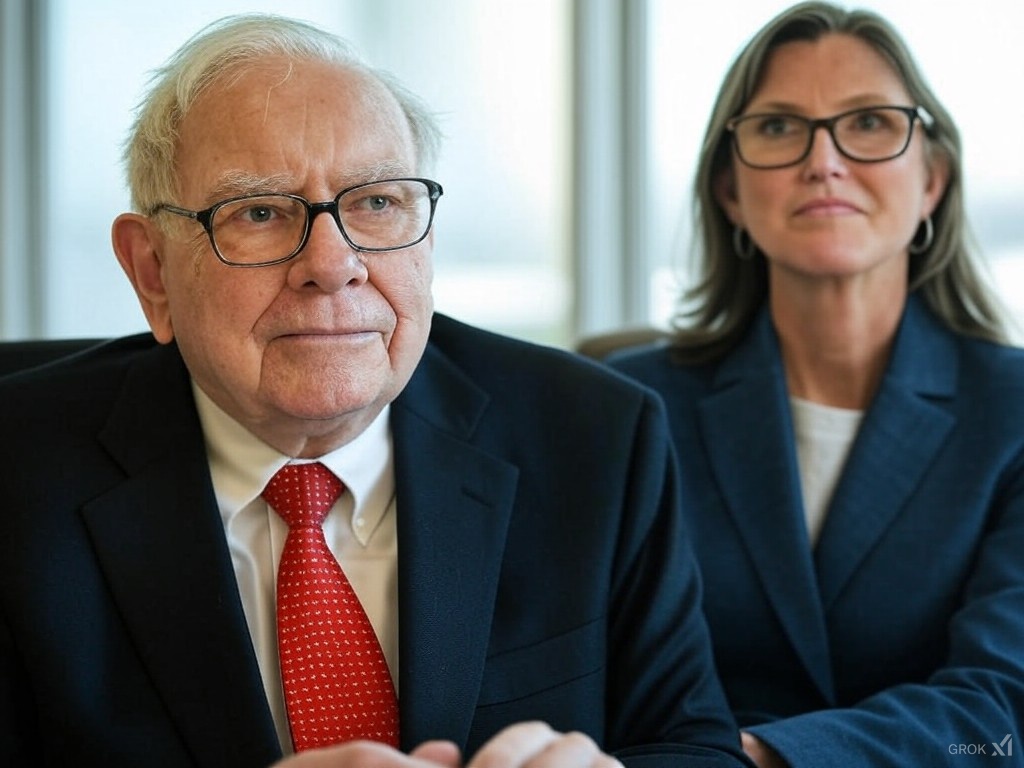 Cathie Wood schlägt jetzt bei dieser Warren&#8209;Buffett&#8209;Aktie zu  (Foto: Grok)