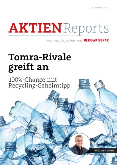 Tomra-Rivale greift an: 100%-Chance mit  Recycling-Geheimtipp