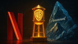 Netflix vorn: Warner Bros. rät von Paramount‑Deal ab  / Foto: Sora