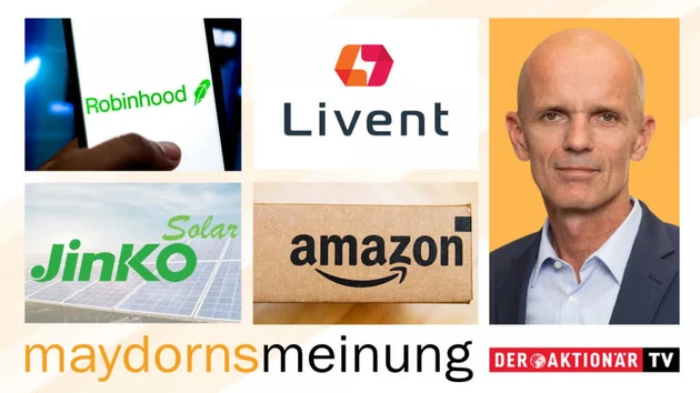 Maydorns Meinung: Amazon, Tesla, BYD, NIO, Jinko, SMA Solar, SolarEdge, Encavis, Livent, Robinhood