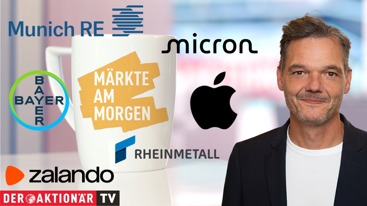 Märkte am Morgen: Sell‑off in Asien belastet DAX; Micron Technology, Apple, Bayer, Zalando, Infineon, Rheinmetall, MunichRe im Fokus (Foto: )