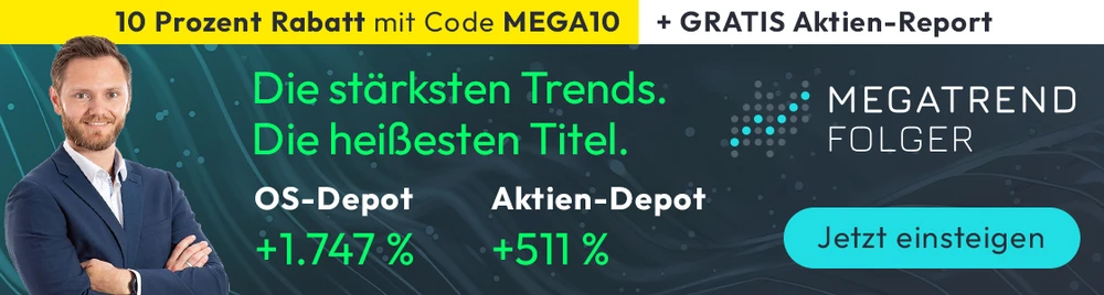 Werbeartikelbanner Megatrend Folger 07/26
