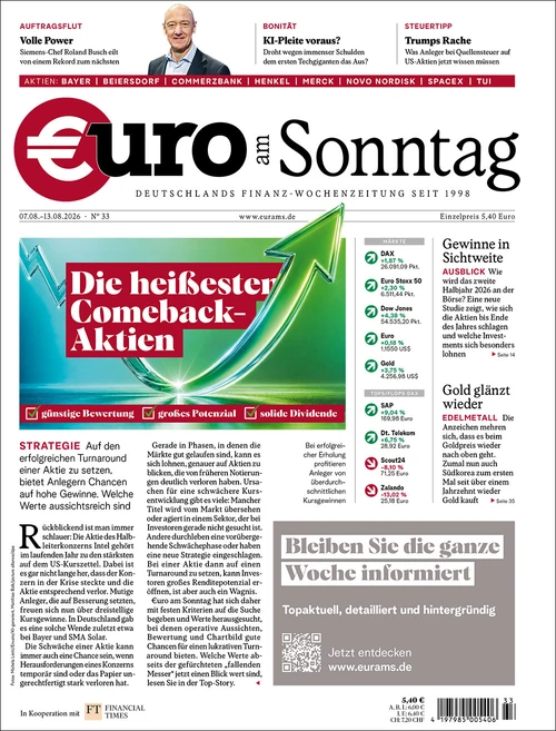 Euro am Sonntag 33/26