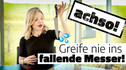 Greife nie ins fallende Messer! Was steckt hinter der Börsenweisheit?