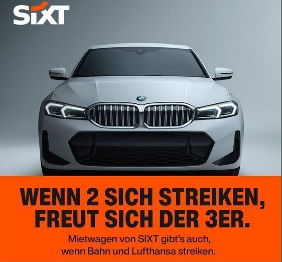 Sixt-Werbung