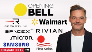 Opening Bell: Wall Street startet im Minus; Samsung Electronics, Micron Technology, SpaceX, Rocket Lab, Walmart, Rivian, First Solar im Fokus 