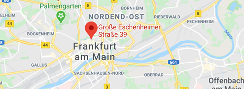 Landkartenausschnitt: Große Eschenheimer Straße 39, 60313 Frankfurt am Main