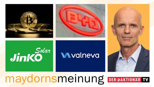 Maydorn: Bitcoin, MicroStrategy, Northern Data, Block, Valneva, Oracle, Tesla, BYD, Jinko, Lithium