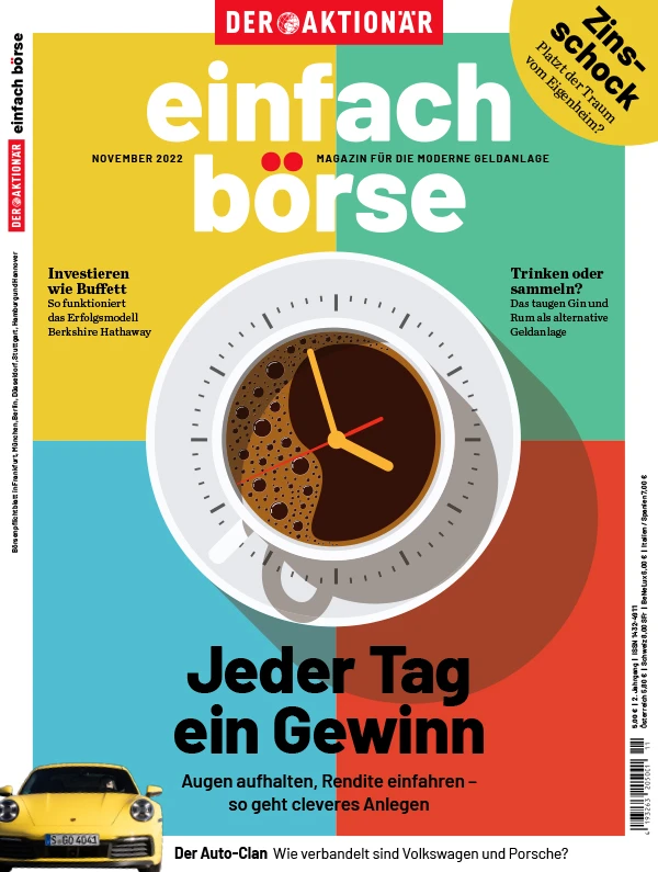 In der aktuellen Ausgabe von einfach börse haben zwei junge Redakteure auf diese Weise 23 Aktien identifiziert – für mittel- und langfristig herausragende Renditen. 