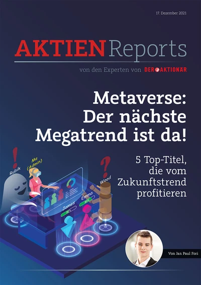 Metaverse: Der nächste Megatrend ist da!  Diese 5 Top-Titel profitieren vom Zukunftstrend