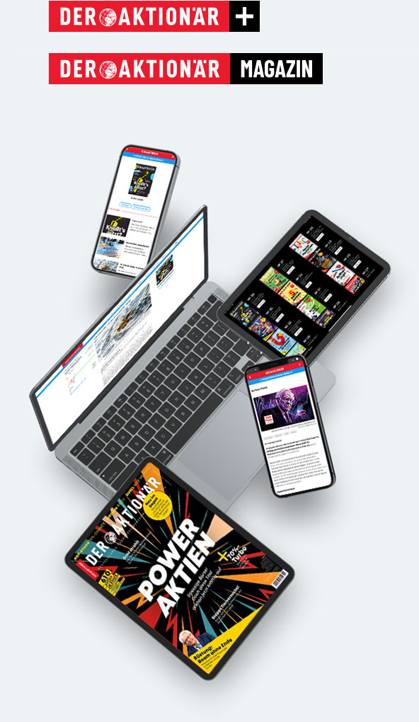 DER AKTIONÄR+ auf unterschielichen mobilen Geräten