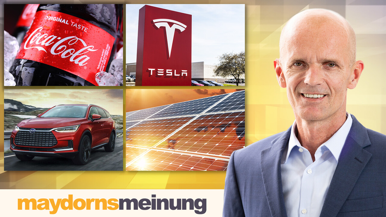 maydornsmeinung: Coca-Cola, SolarEdge, SMA Solar, JinkoSolar, Tesla, BYD, Livent, Standard Lithium