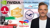 DAX: Märkte am Morgen: DAX nach Sell‑off mit Erholungsversuch; Rohöl, Nvidia, Broadcom, Micron Technology, Daimler Truck, Südzucker, TotalEnergies, Lufthansa im Fokus