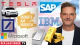 DAX: Märkte am Morgen: DAX startet schwächer; Microsoft, IBM, Tesla, SAP, Deutsche Bank, Ionos, ASML, LVMH im Fokus