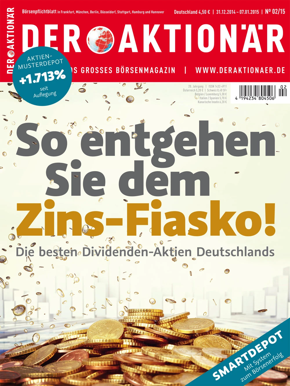 So entgehen Sie dem Zinsfiasko: Die besten Dividenden-Aktien Deutschlands +++ Roboterauto und Smartphone-Boom: Dieser Chiphersteller ist groß im Geschäft