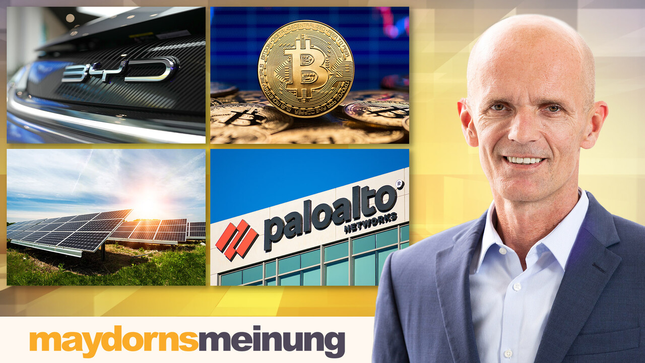 maydornsmeinung: Nvidia, Palo Alto Networks, Arm Holdings, Amazon, BYD, SolarEdge, SMA Solar, Bitcoin