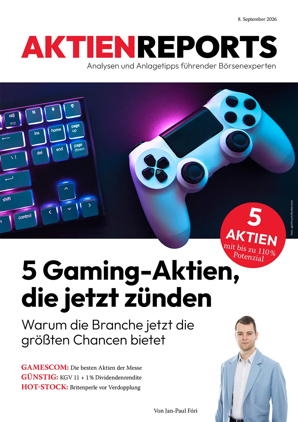 5 Gaming-Aktien die jetzt zünden Cover
