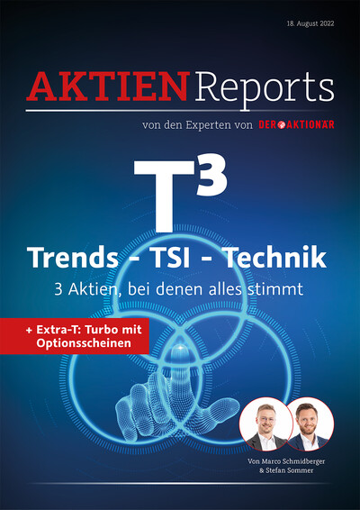 T³: Trend – TSI – Technik, 3 Aktien, bei denen alles stimmt