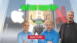 Apple: Apple stark, Bitcoin schwach‑ was ist da los? Netflix, Gold, Strategy in der Analyse