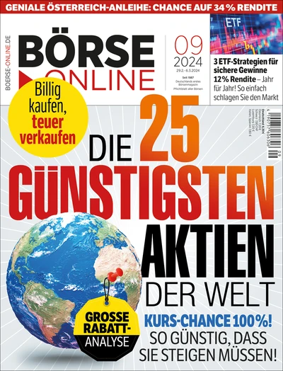Die aktuelle Ausgabe von Börse Online: BÖRSE ONLINE 09/24
