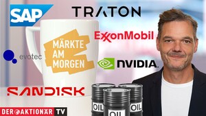 Märkte am Morgen: DAX startet mit leichten Verlusten; Öl, Gold, Nvidia, Sandisk, Bayer, Evotec, Salzgitter, Traton, SAP im Fokus 