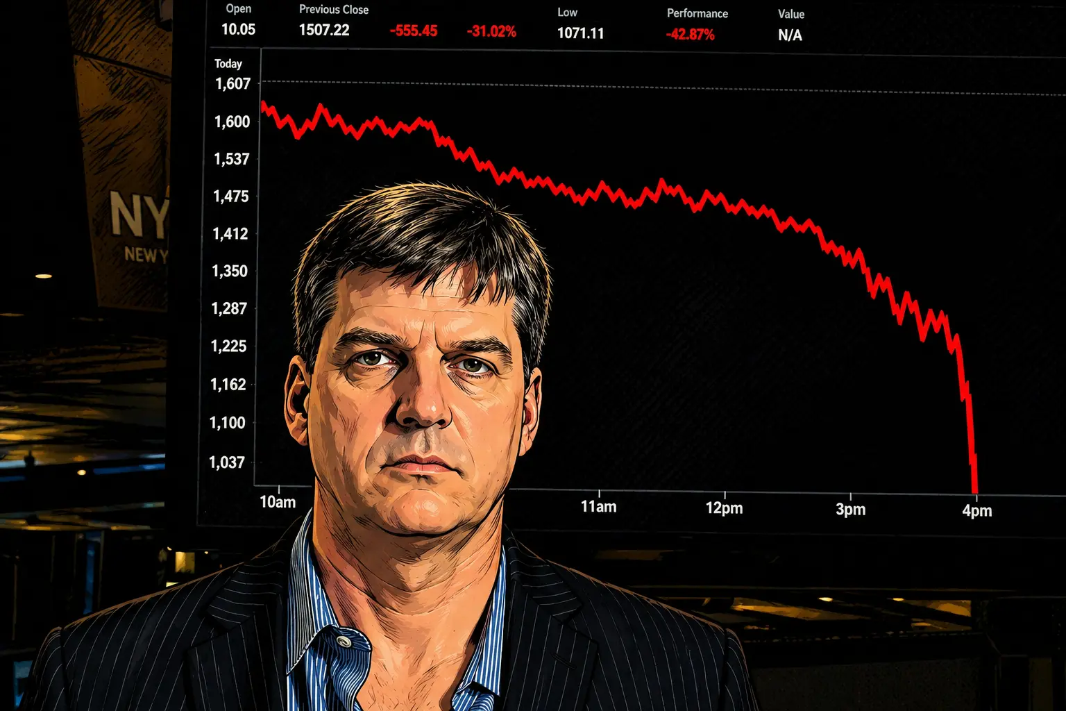 Michael Burry wettet gegen den gesamten Chip‑Sektor – droht jetzt der Absturz?  (Foto: BÖRSE ONLINE/ChatGPT (KI-generiert))