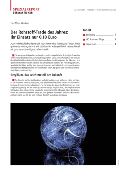 Der Rohstoff-Trade des Jahres