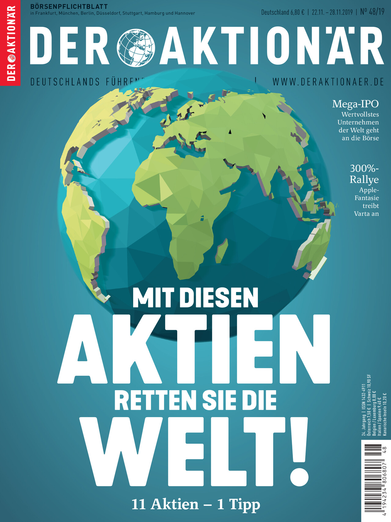 Mit diesen Aktien retten Sie die Welt