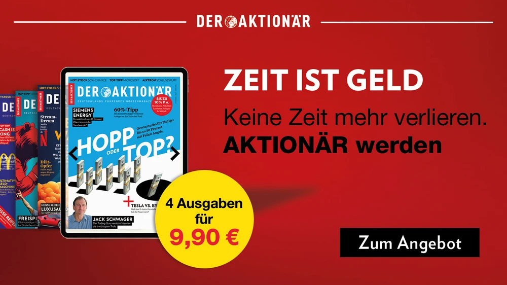 Zeit ist Geld – verlieren Sie jetzt keine Zeit mehr und werden Sie AKTIONÄR.