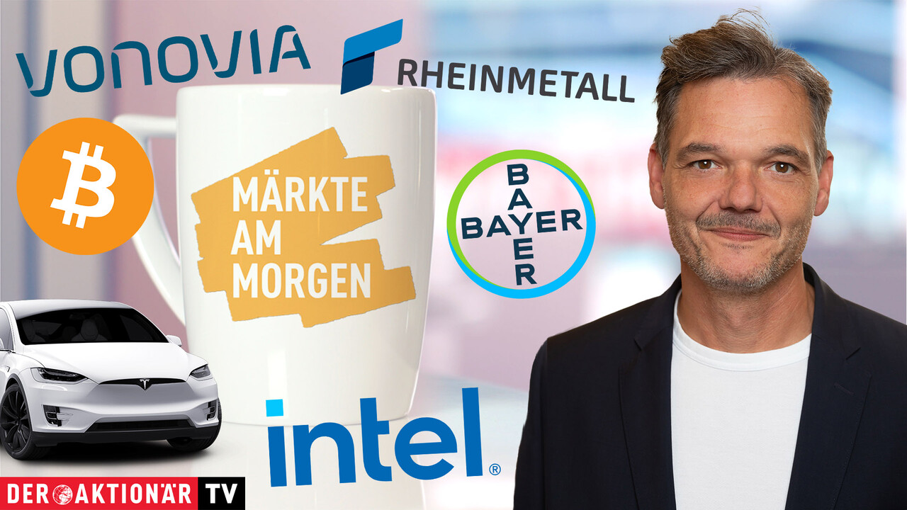 Märkte am Morgen: DAX nach Fed-Entscheid behauptet; Bitcoin, Intel, Tesla, Vonovia, Heidelberg Materials, Rheinmetall, Bayer im Fokus