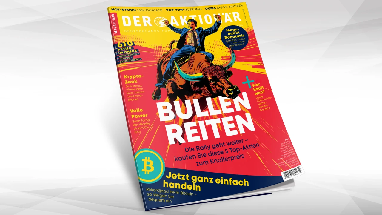5 Aktien zum Knallerpreis: So reiten Sie den Bullen!