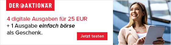 Willkommenspaket DER AKTIONÄR für 25 Euro plus einfach börse gratis