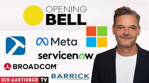 Opening Bell: Wall Street startet uneinheitlich; Microsoft, Service Now, Meta, IBM, Barrick Mining, Pan American Silver, Microchip, Broadcom im Fokus 