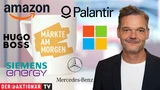 DAX: Märkte am Morgen: DAX fällt unter 24.000 Punkte; Palantir, Amazon, Microsoft, Rheinmetall, Nemetschek, Siemens Energy, Nordex, Boss, Evonik im Fokus