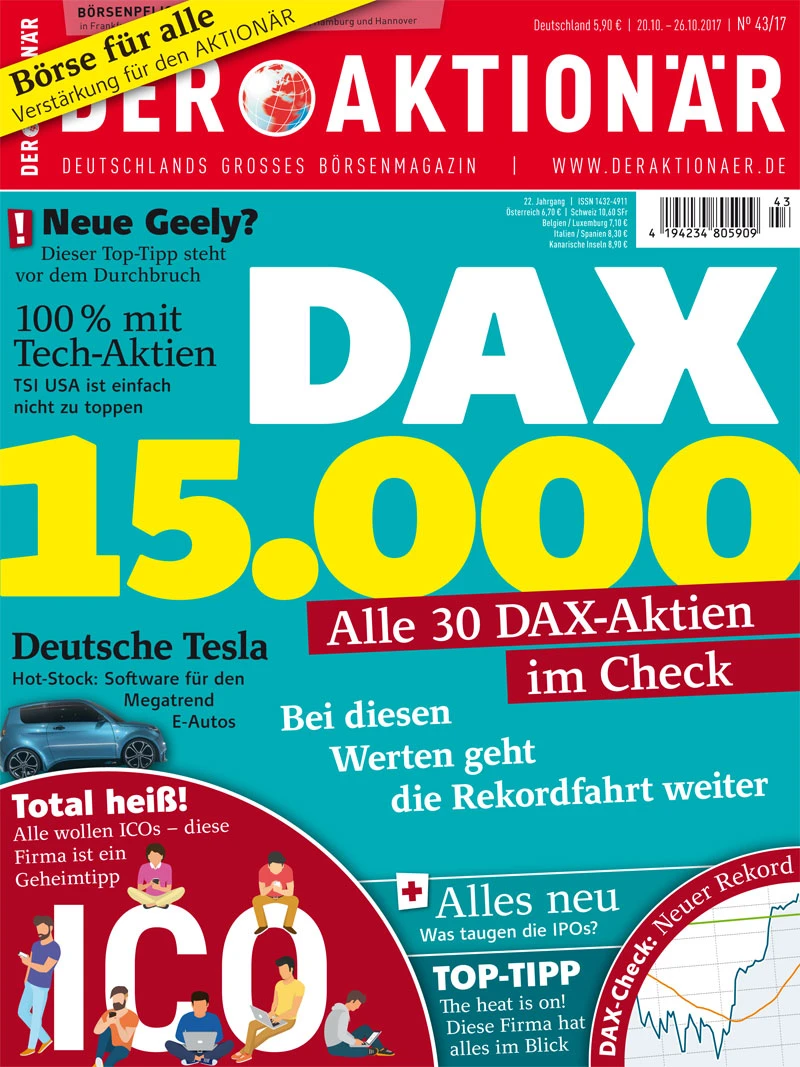 Neue Ausgabe: DAX 15.000 – Alle 30 DAX-Aktien im Check: Bei diesen Werten geht die Rekordfahrt weiter