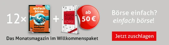 Banner global einfach börse Willkommenspaket mit Buchgeschenk Crashkurs Börse