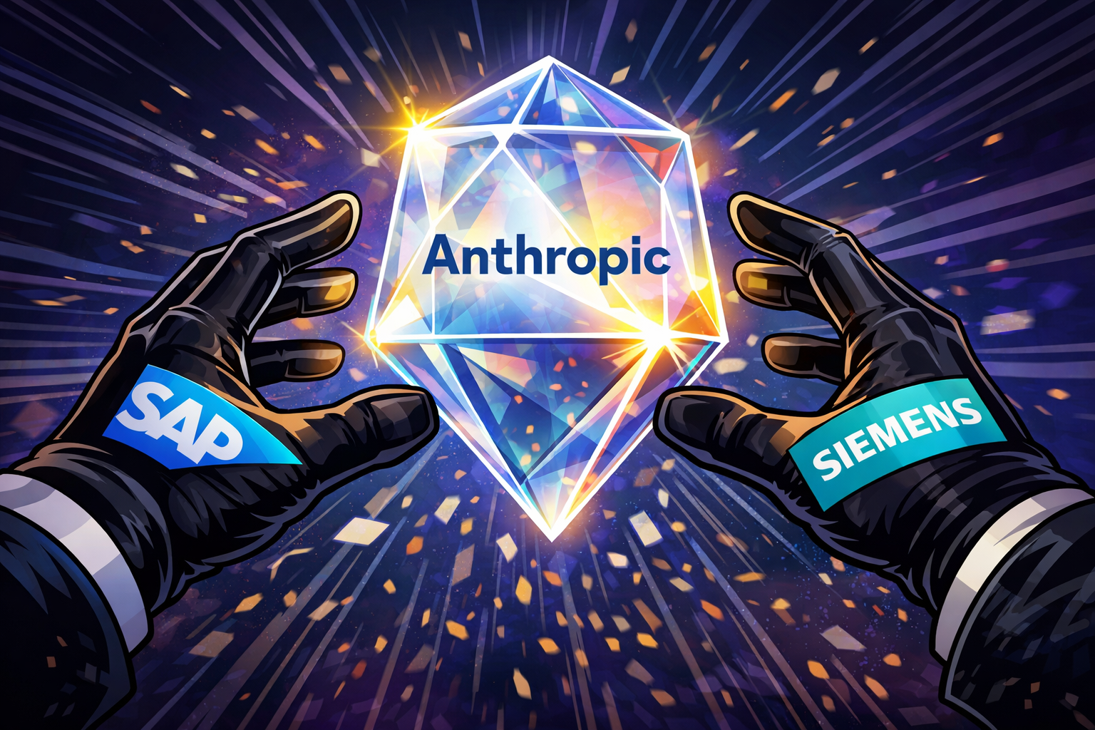 Befreiungsschlag im KI‑Trade! SAP und Siemens kaufen Anthropic (Foto: BÖRSE ONLINE/ChatGPT (KI-generiert))
