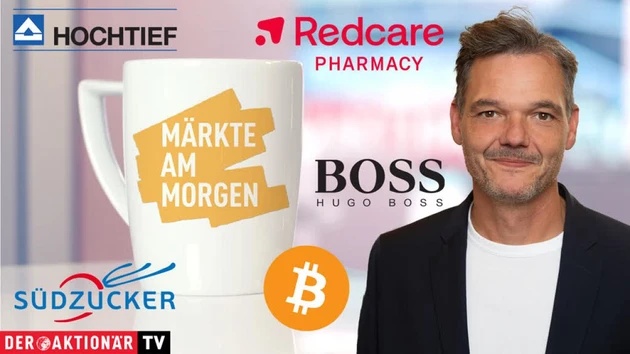 Märkte am Morgen: DAX klar im Plus erwartet ‑ Bitcoin, Adidas, Commerzbank, Südzucker, Hochtief, Hugo Boss, Redcare Pharmacy